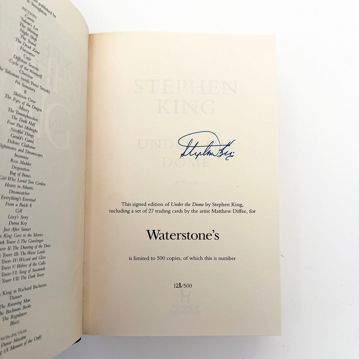 Under the Dome - UK S/L